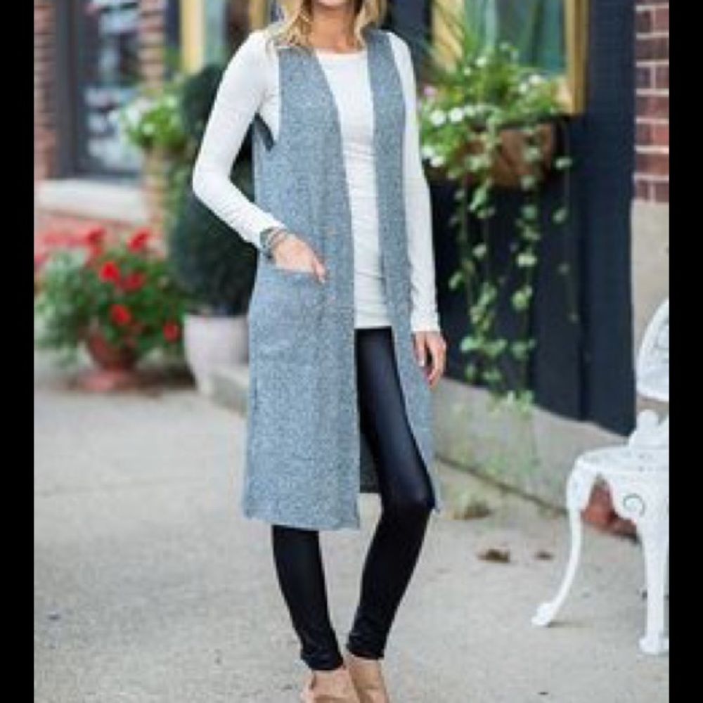 🍁🍂LONG🍁SLEEVELESS🍁CARDIGAN VEST